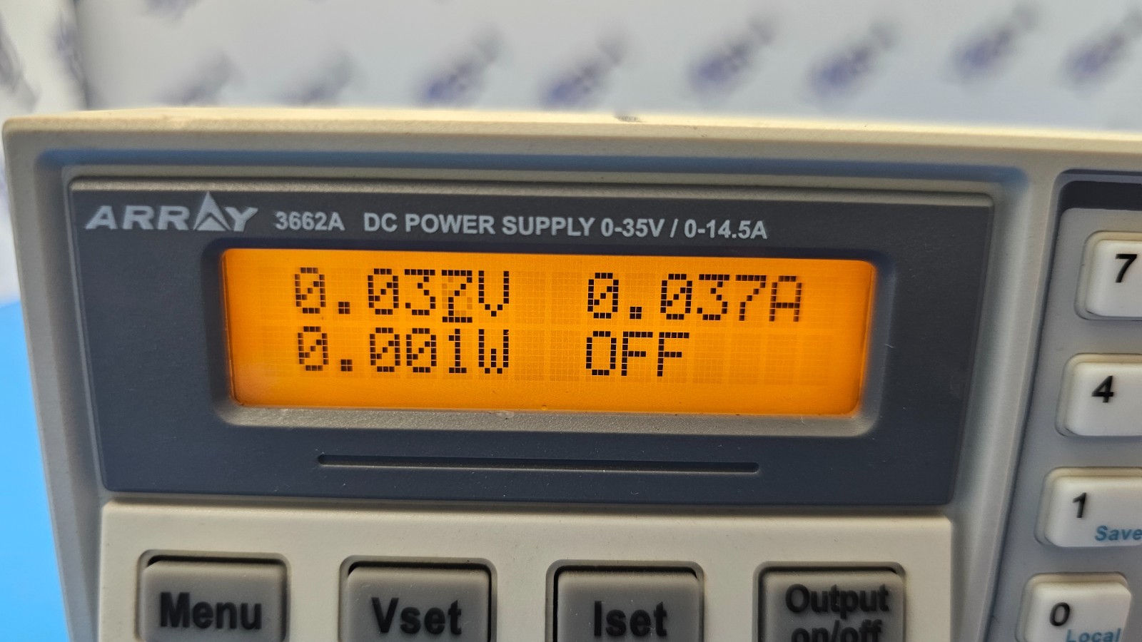 Array 3662A0-35V / 0-14.5A Programmable DC Switching Power Supply