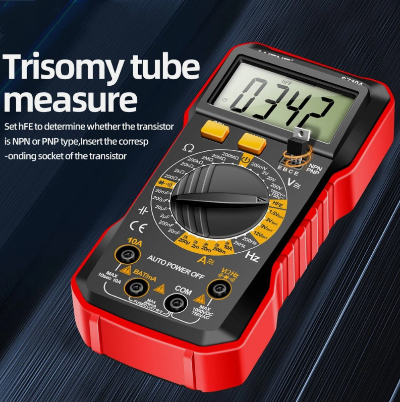 SZ304 Multifunction 1999 Counts Digital Multimeter True RMS Handheld Tester Hot