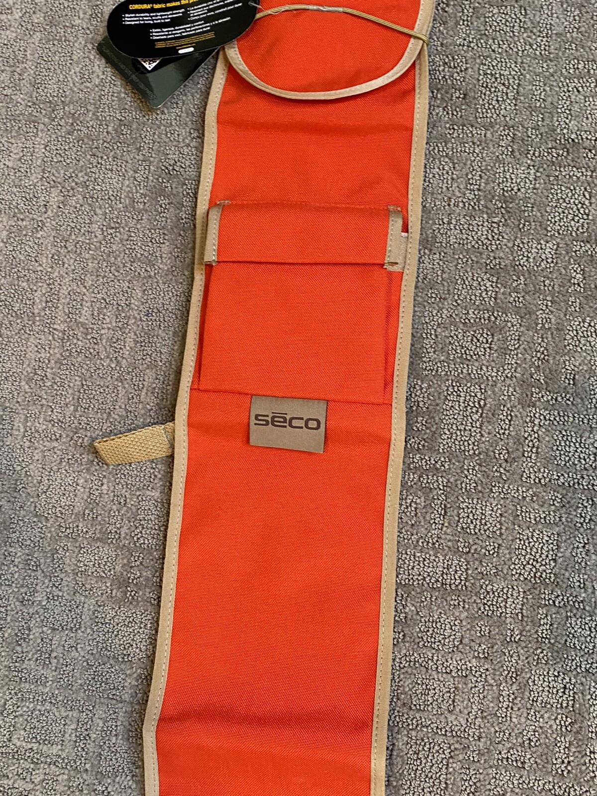 Seco GPS Rover Rod Carrying Case Orange 8162-00-ORG NEW