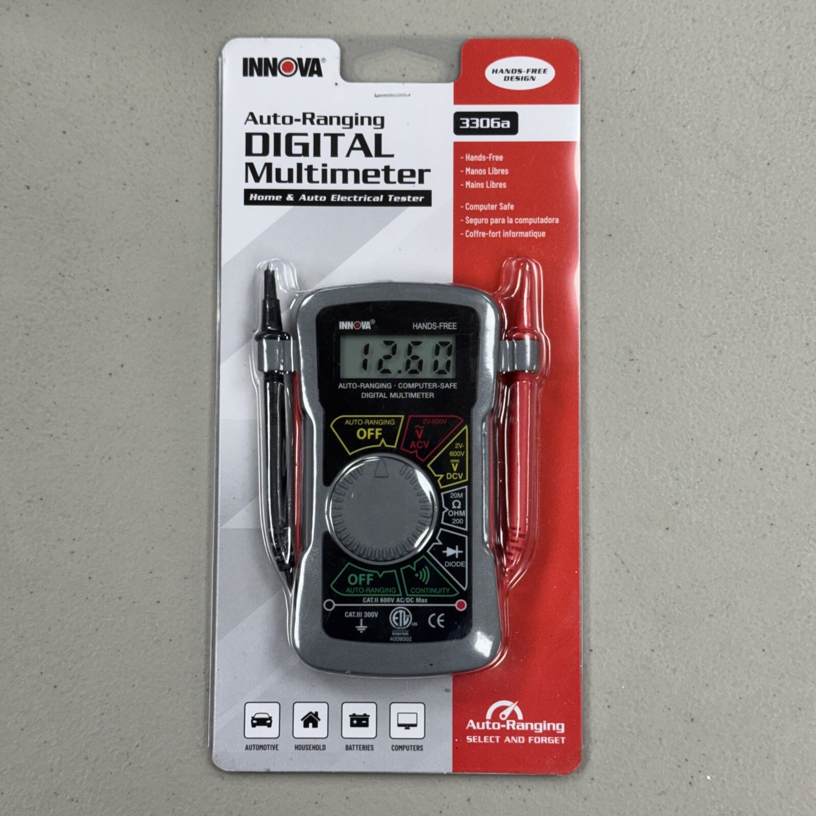 Innova Auto Ranging Digital Multimeter EPI3320 Brand New!