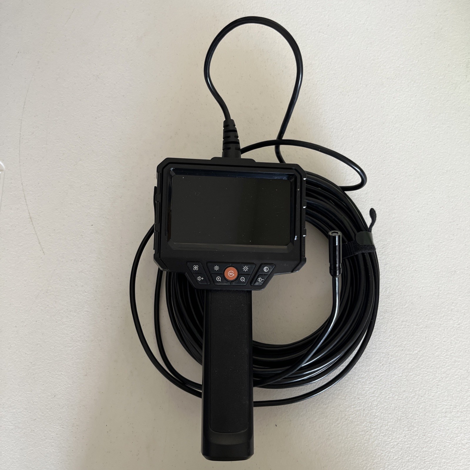 Industrial Endoscope Camera with Light And 50ft Semi-Rigid Cable