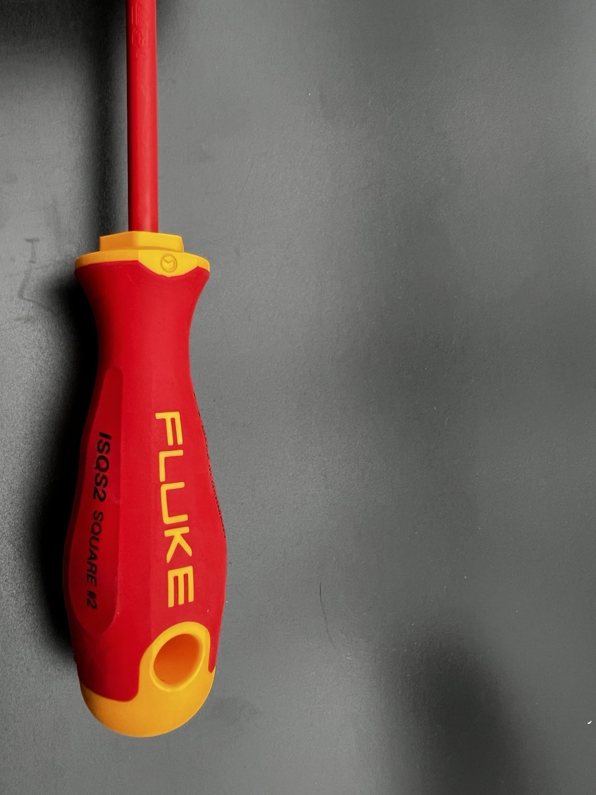 Fluke ISQS2 Insulated #2 Robertson Square Screwdriver 1000V 7 Inch