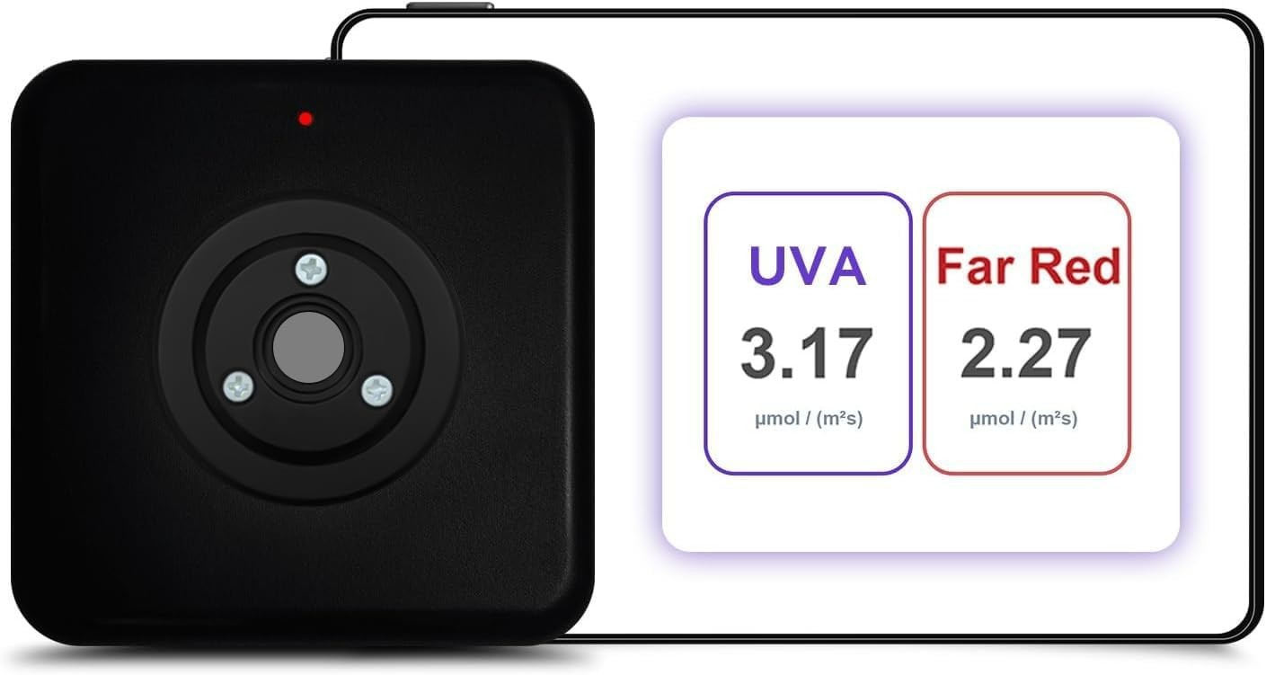 VBR-300-UVAFAR umol/(㎡s) Photon Flux Meter 365-400nm and 730nm