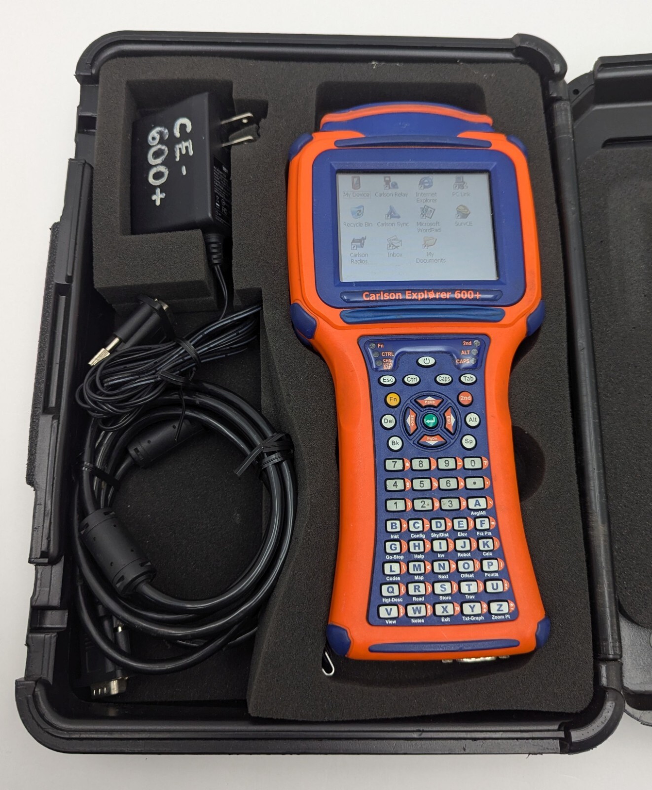 Carlson Explorer Model 600+ Rugged Data Collector SurvCE Software w/ Case Bundle