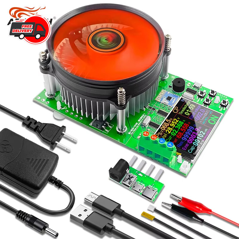 150W 20A Battery Capacity Tester USB Electronic Load Discharge Monitor with PC