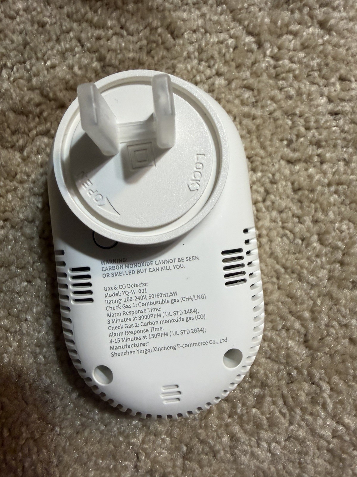 8 in 1 Gas & CO detector