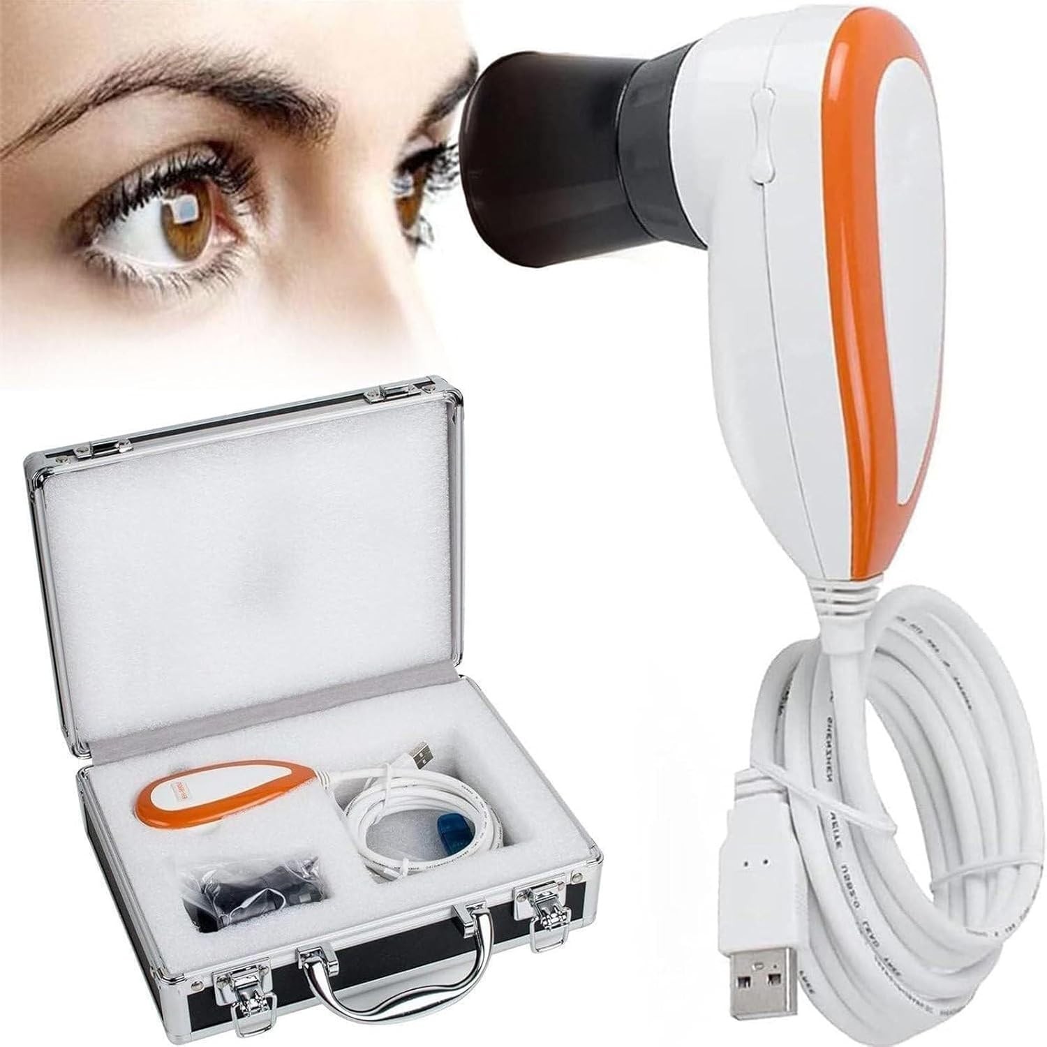 5.0 MP-USB Iriscope Iris Analyzer Iridology Camera with Iris English SoftwareNEW