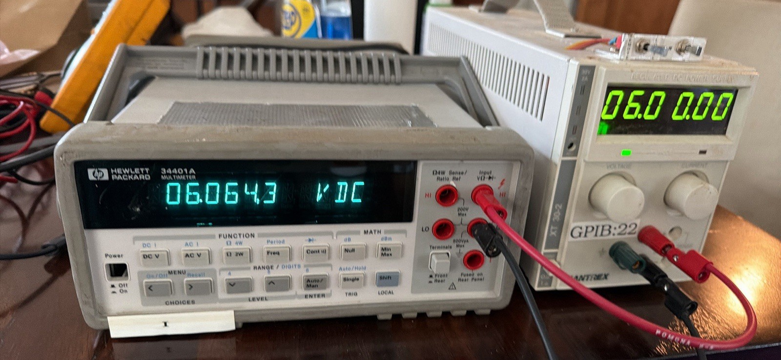 Hewlett Packard HP 34401A 6.5 Digit Benchtop Multimeter 1000V Auto-Range