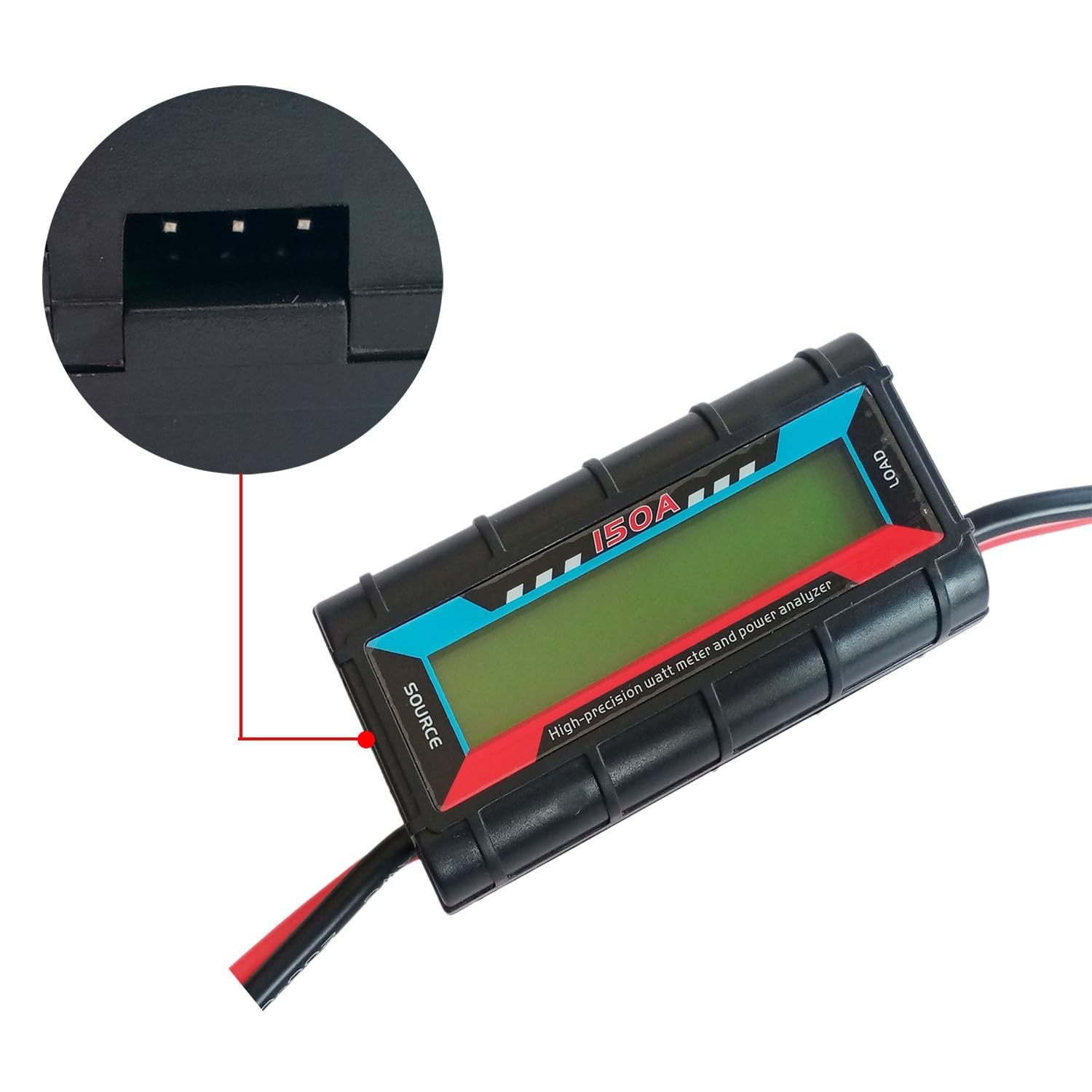 8-in-1 Precision Watt Meter for DC 0-60V, 150A – Ideal for RC and Solar Systems