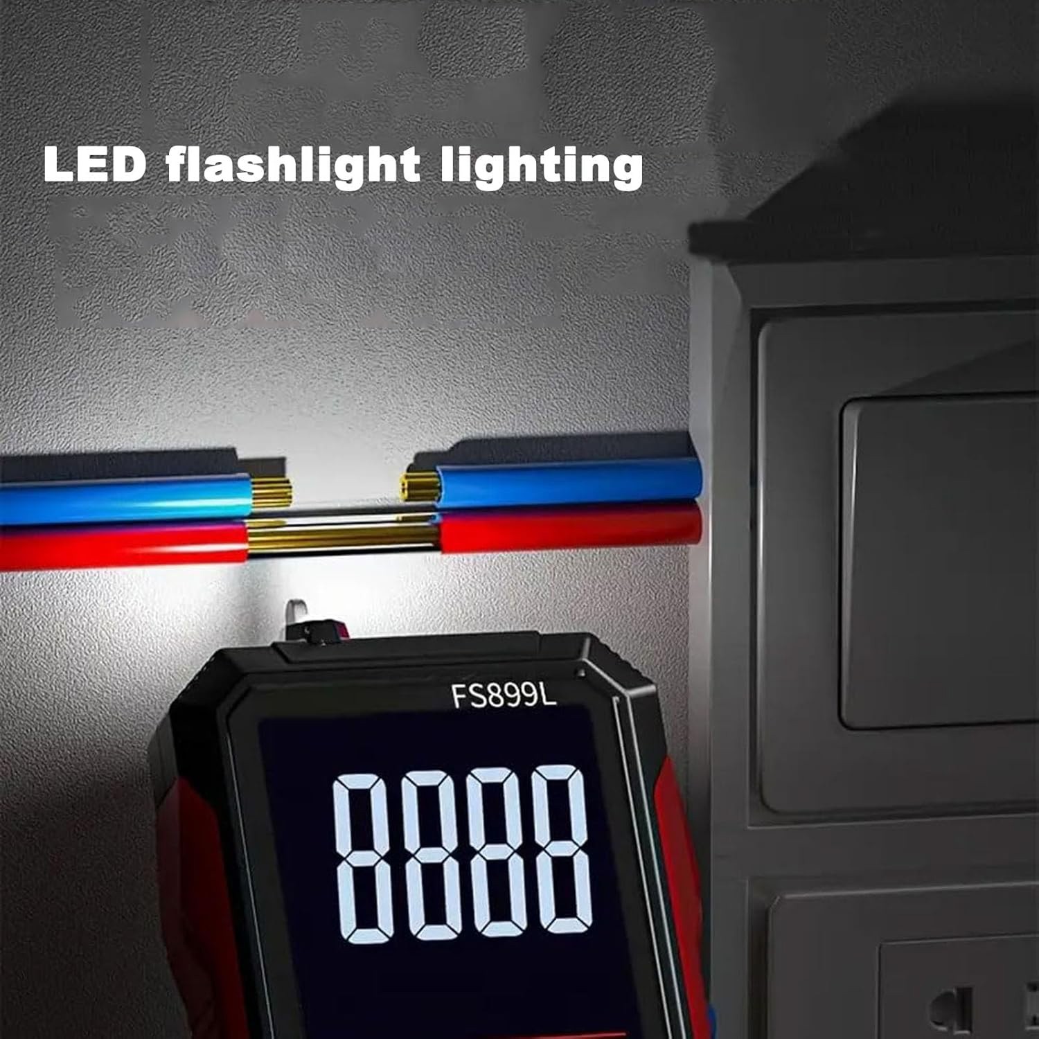 USB Rechargeable Digital Multimeter 6000 Counts Large Color Screen & Backlight