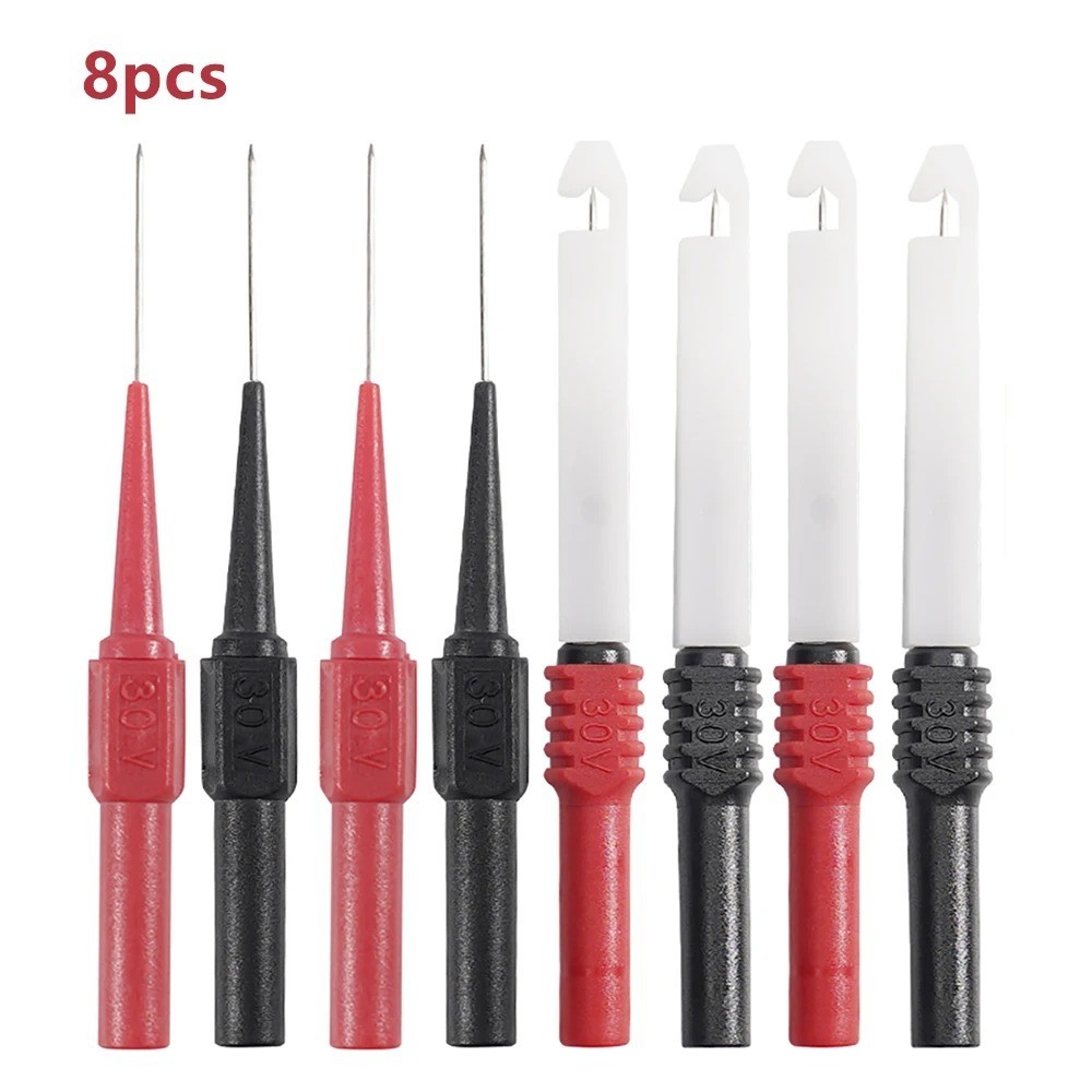 2PCS Multimeter Test Probes 30V Car Diagnostic Needle Tip Extension Kit