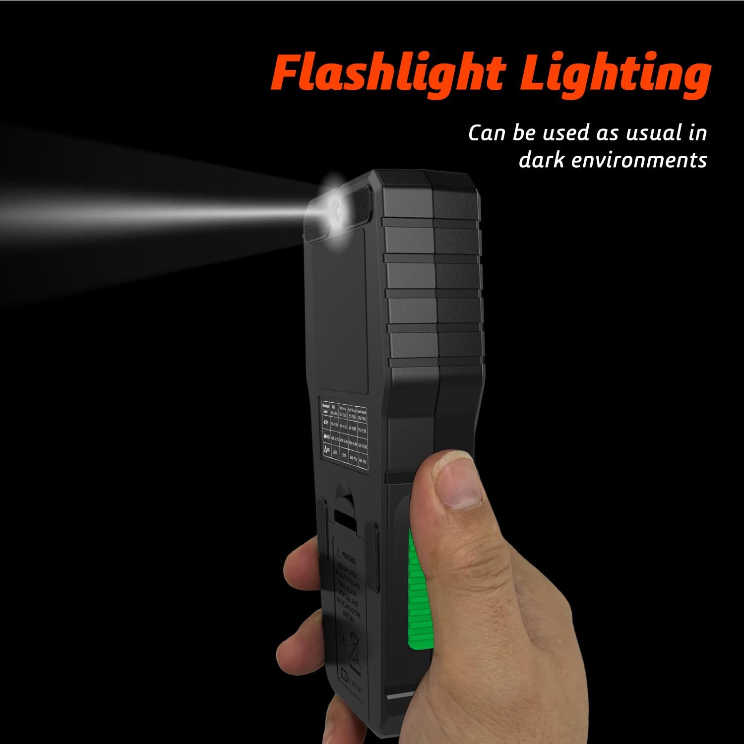 Pinless Wood Moisture Meters Drywall Mold Moisture Detector for Lumber Concr…