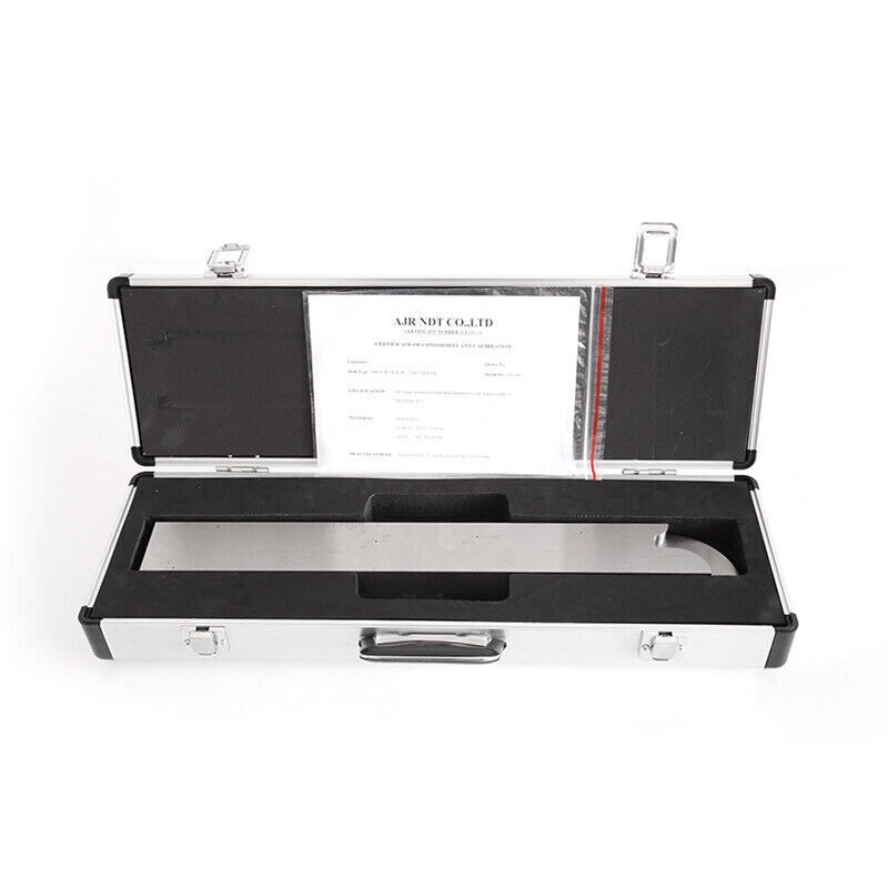 PACS Block Phased Array Ultrasonic Calibration Block Inch 304 Stainless Steel