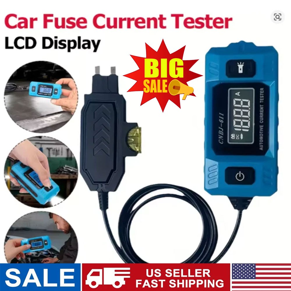 Automotive Circuit Fault Probe Tester,Portable High-Precision Current Tester 20A