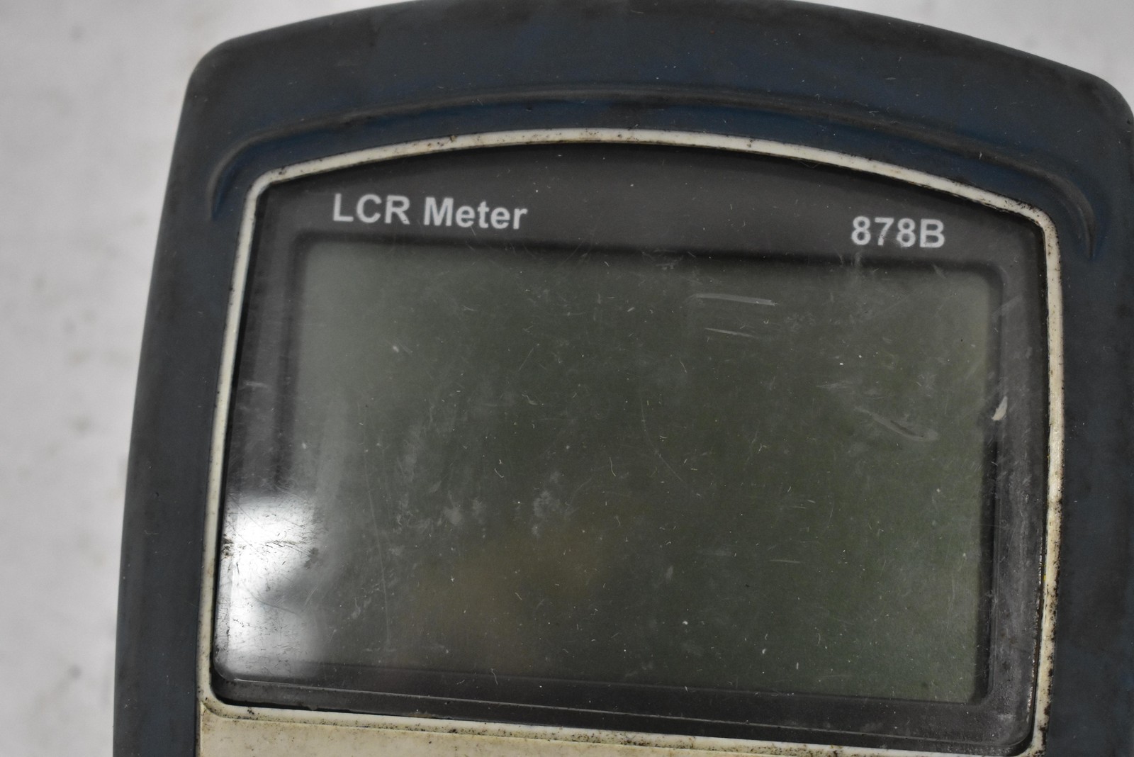 B&K Precision 878B LCR Meter Handheld Ohmmeter Megohmmeter Blue Gray Portable