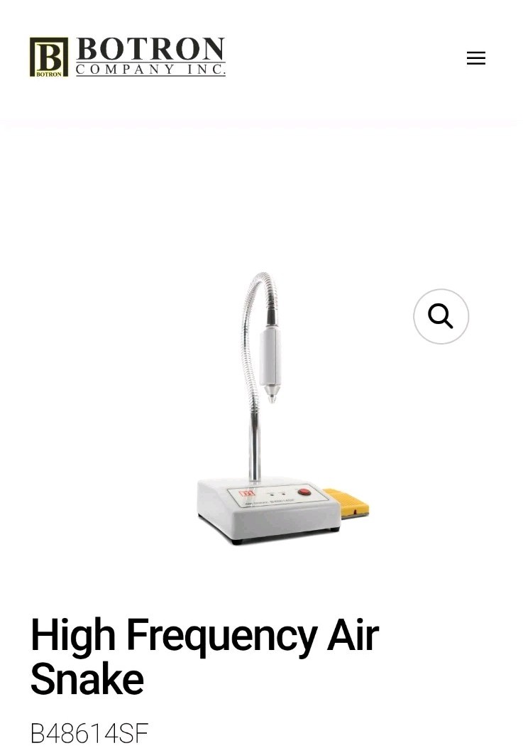 Botron B48614SF Air Snake Ionizer W/Foot Pedal《Low Use》Great Price ▪ U.S. Seller