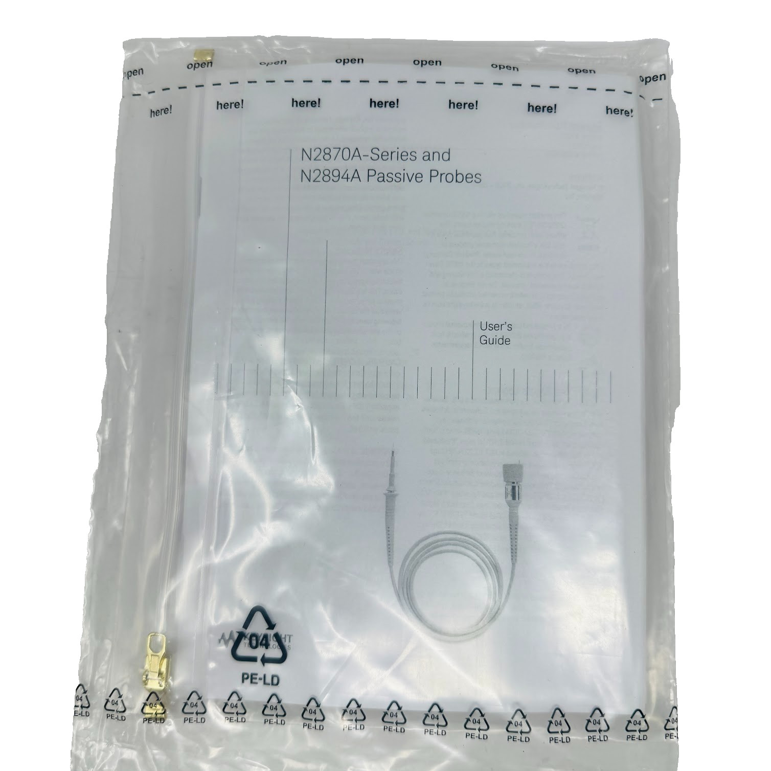 Keysight N2873A Passive Probe 10:1 500MHz with N2873-60001 Kit – Made in Germany