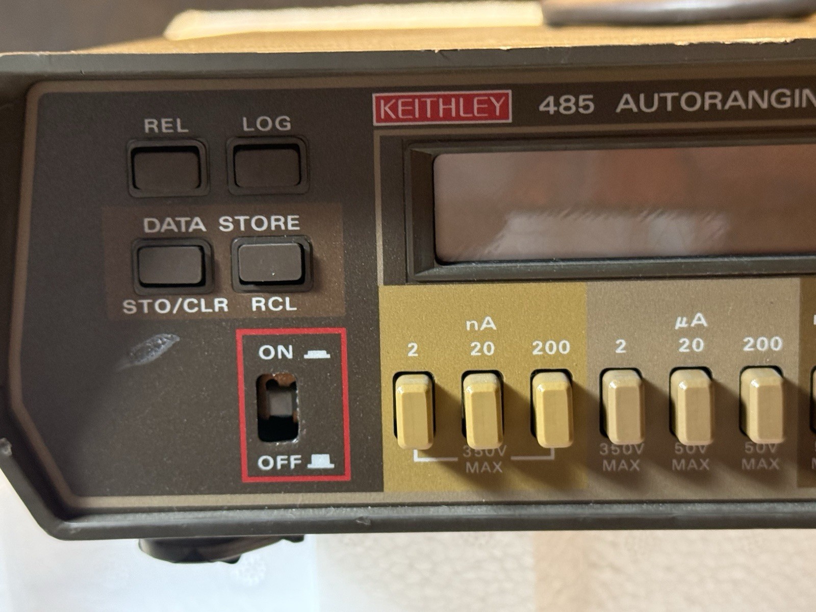 Keithley 485 Autoranging Picoammeter