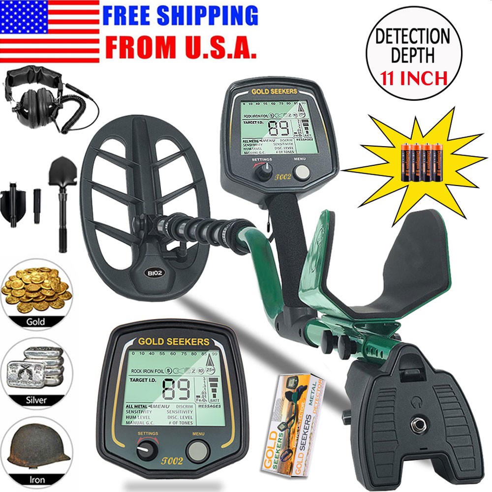 GOLDSEEKERS Metal Detector 13kHz Waterproof Coil Coinshooting Gold Prospecting