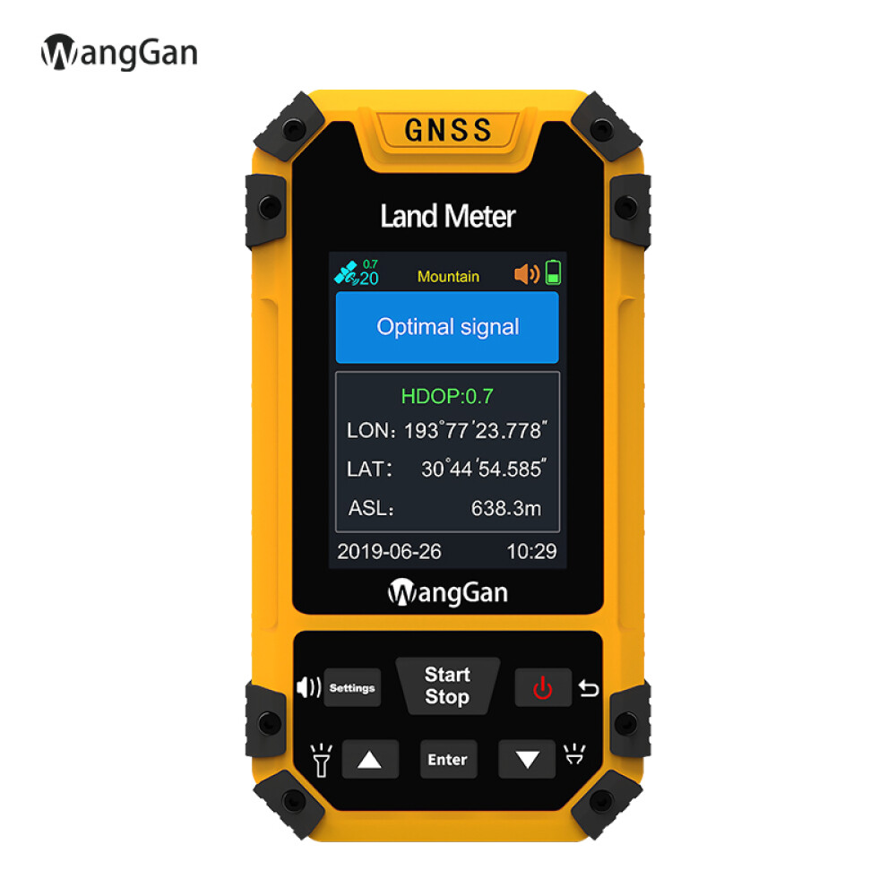 Land Surveying Equipment, Handheld GPS Land Meter fr Slope Distance/Area Measure