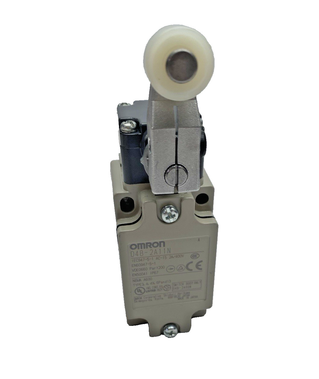 D4B-2A11N, OMRON Limit Switch, 2A/400V