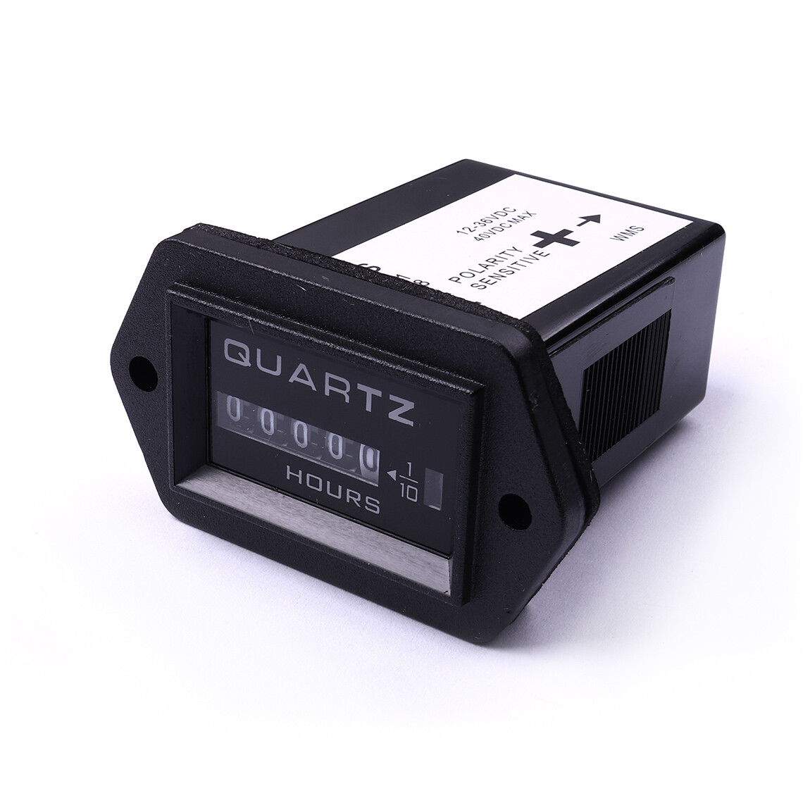 DC 12-36V Truck Tech Rectangular Hour Meter Timer Tool Gauges for Boat Car Truck
