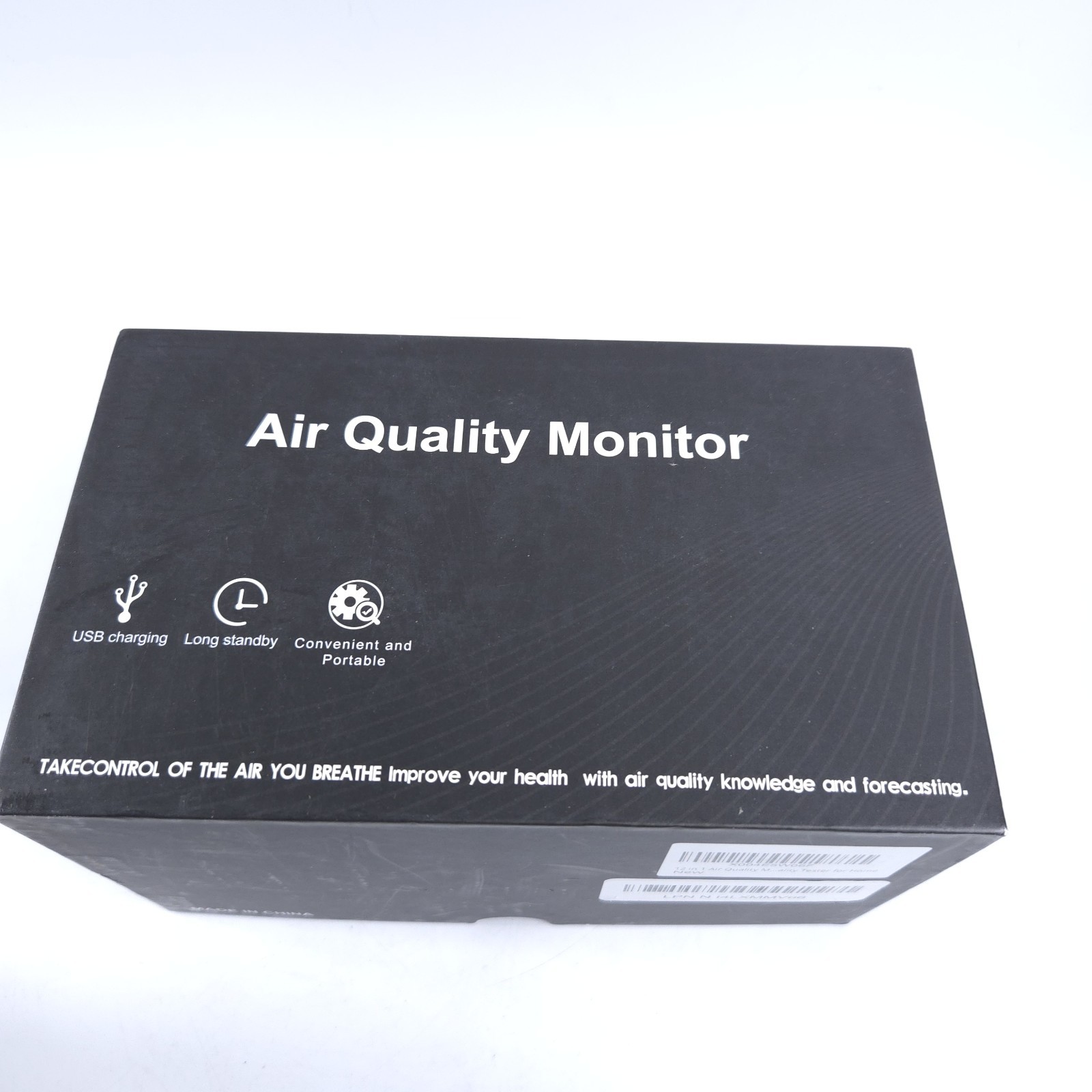 12-in-1 Air Quality Monitor Indoor, Portable CO2, PM1.0, PM2.5, HCHO, TVOC+ Home