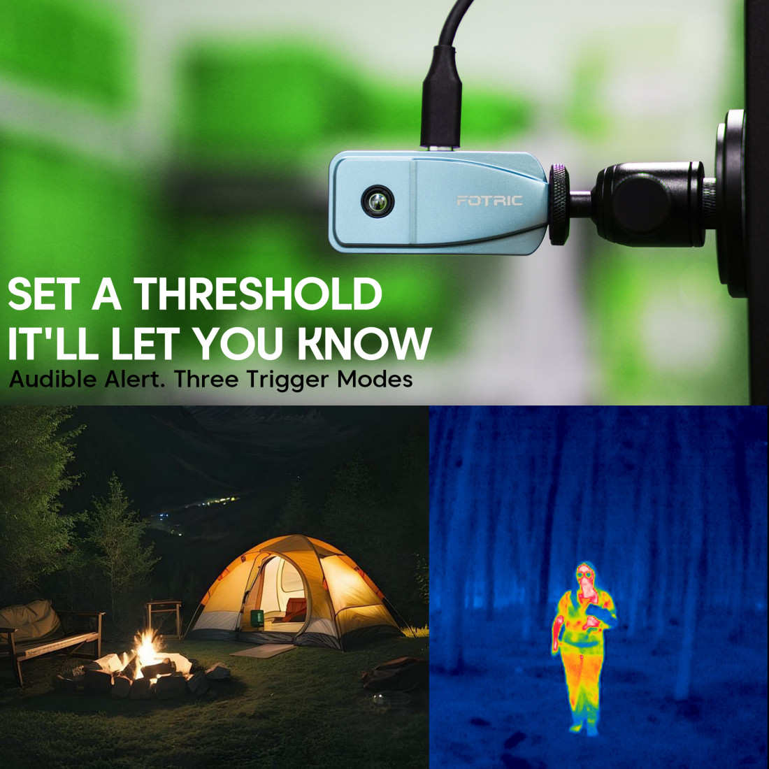 640*480PX -20°F~550°F Outdoor Thermal Imaging Camera for Android Phone USB-C