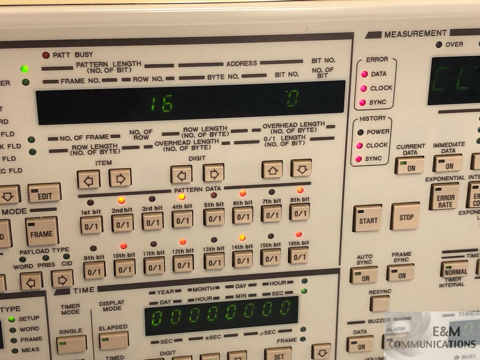 D3286 ADVANTEST DIGITAL TRANSMISSION TESTER 12GB/S ERROR RATE DETECTOR (2)