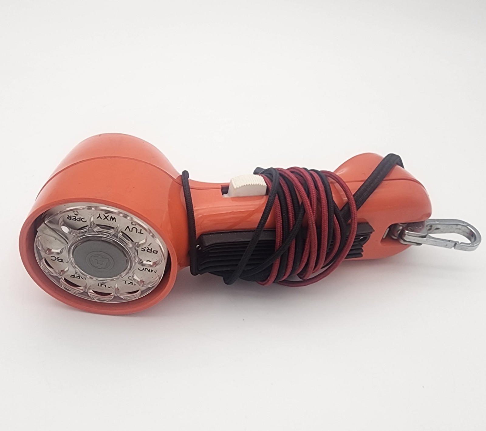 Vintage Lineman Western Electric Telephone Phone Test Bell Systems Tester Orange
