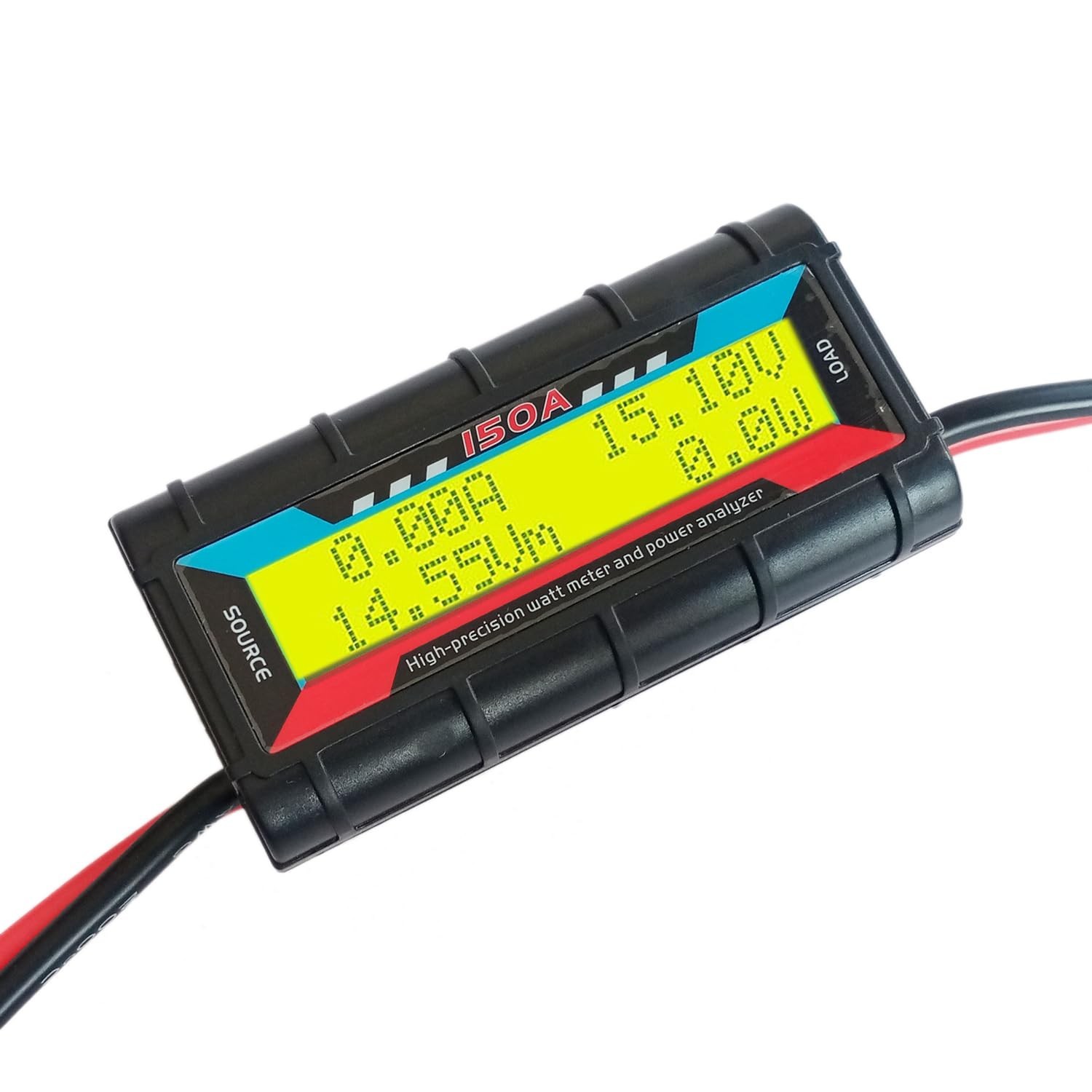 8-in-1 Precision Watt Meter for DC 0-60V, 150A – Ideal for RC and Solar Systems