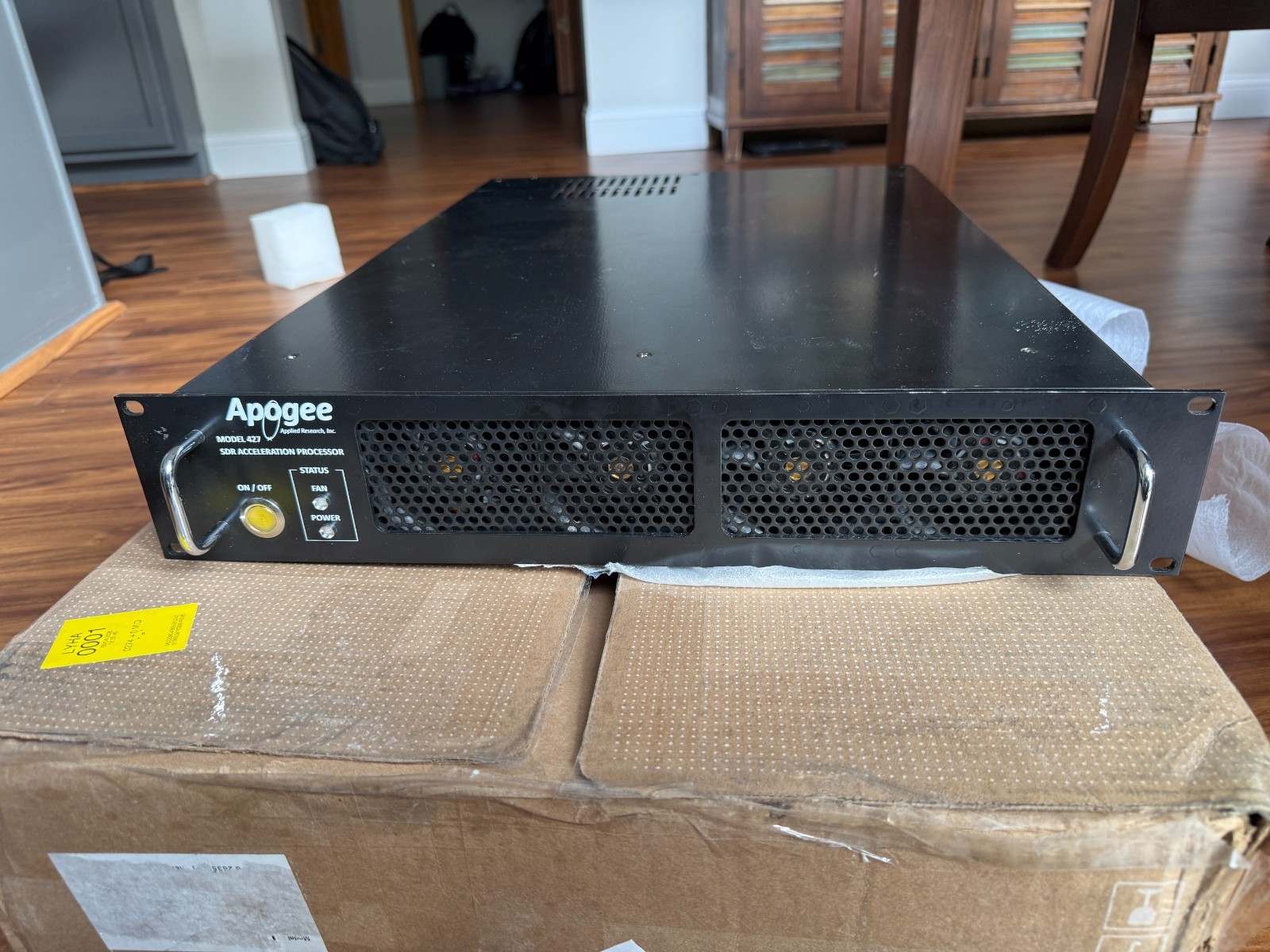 Apogee Applied Research 427 SDR FPGA DSP Acceleration Processor 5RAG8-TE Tested