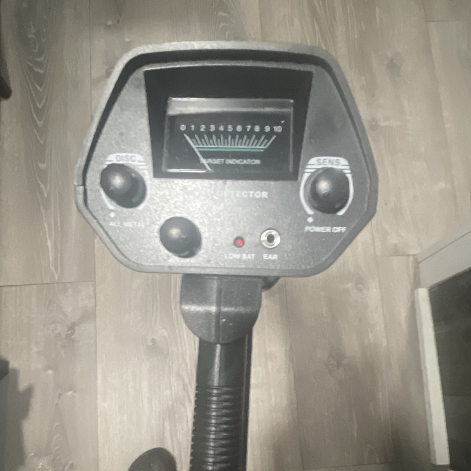 Ground Search Metal Detector w/ Discrimination, Sensitivity, Headphone Jack