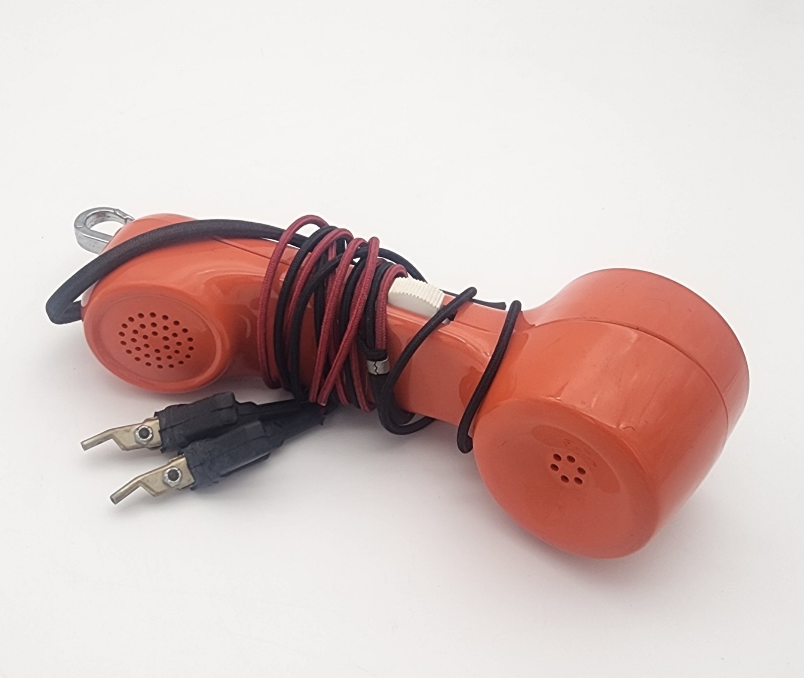 Vintage Lineman Western Electric Telephone Phone Test Bell Systems Tester Orange