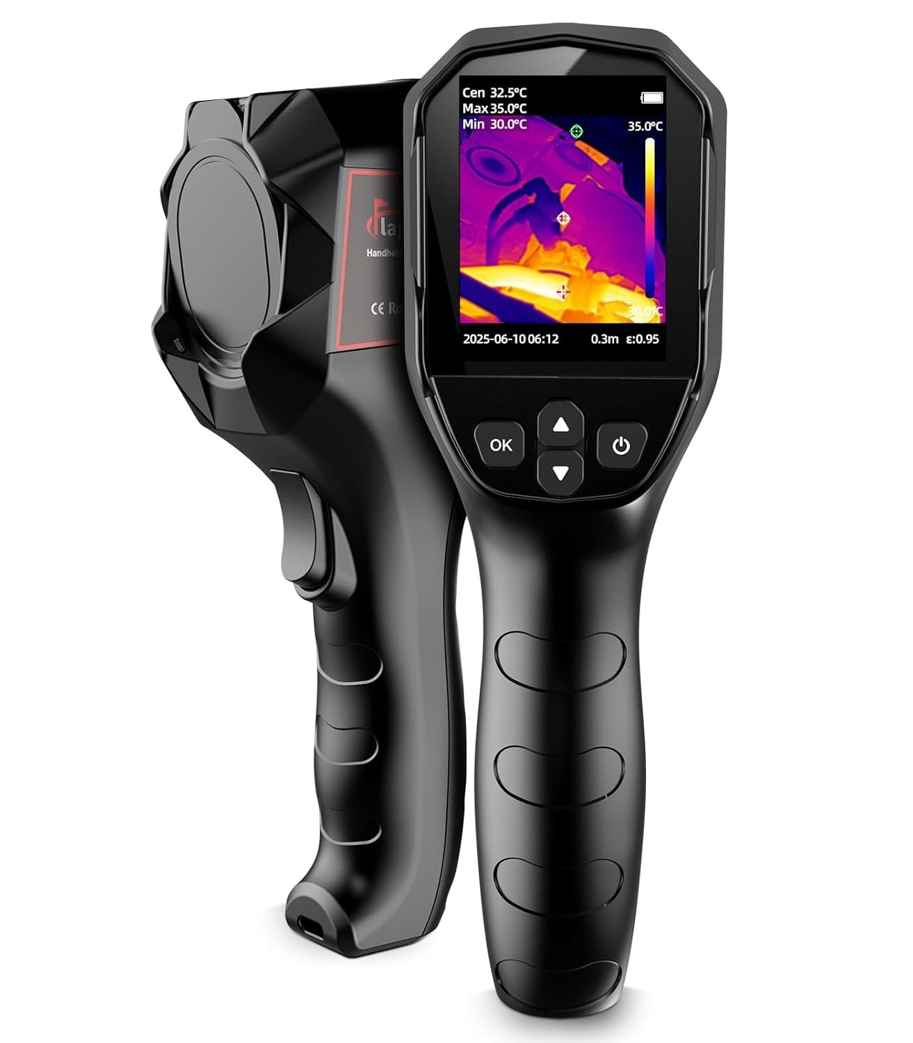 Accurate Handheld Thermal Camera with -4°F to 1022°F & Multiple Imaging Modes