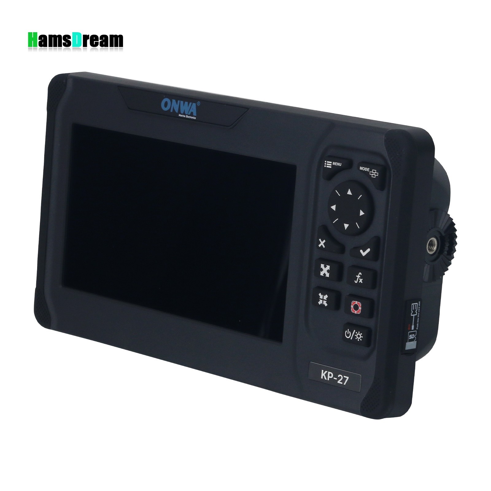 ONWA KP-27 7″ 800×480 GPS Chart Plotter Marine Chartplotter w/ GPS Antenna