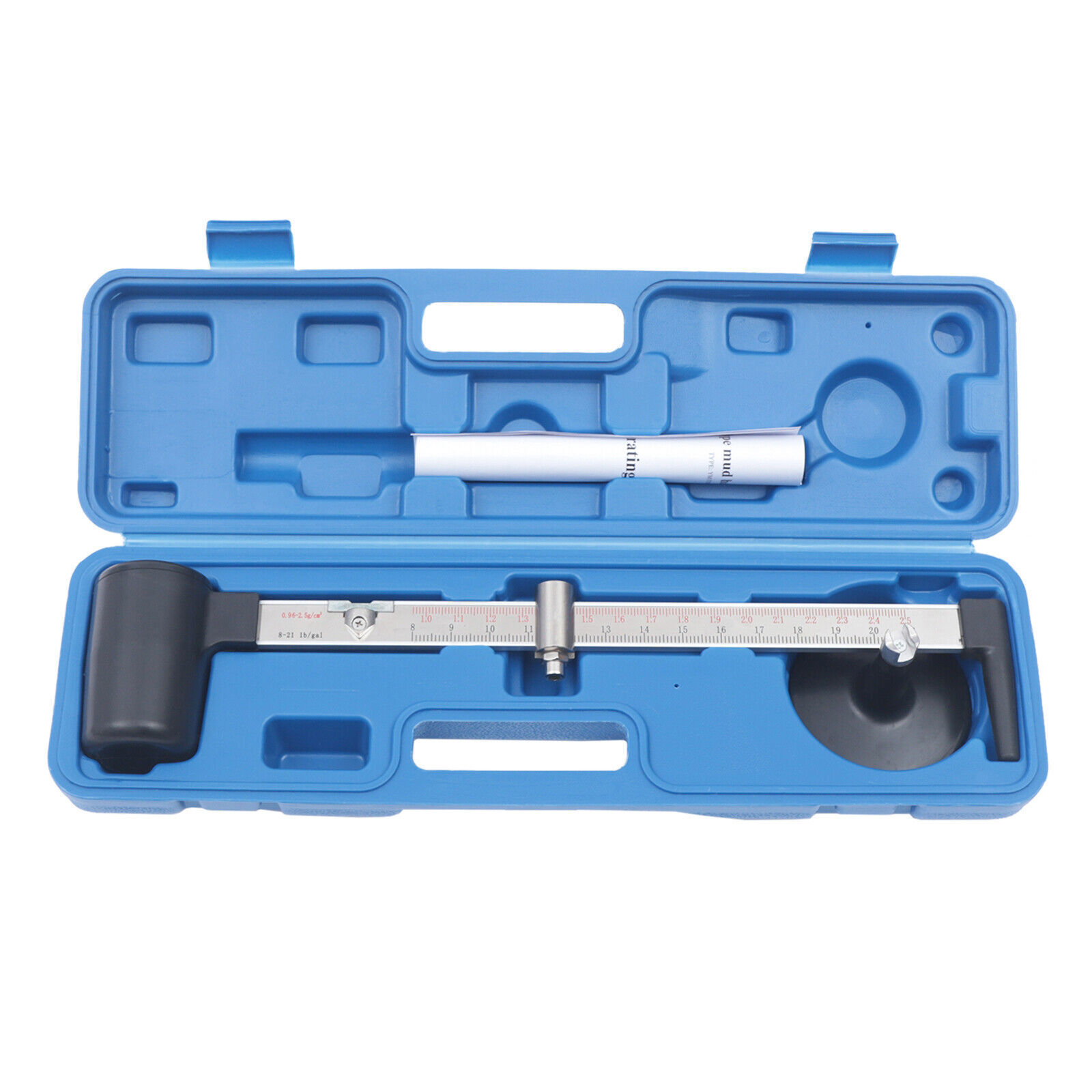 Mud Hydrometer Dual Scale g/cm³ lb/gal with Toolbox & English Manual