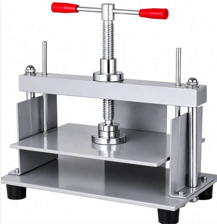 Manual Paper Press Machine 12×8.6 in for A4 Paper 10cm Thickness Steel Frame Pap