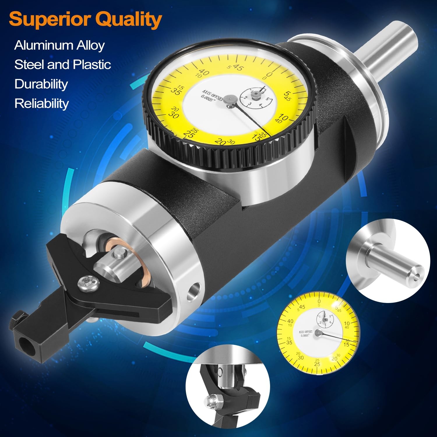 Jd21-0003 Co-Ax Indicator Milling Machine Coaxial Center Test Dial .0005”