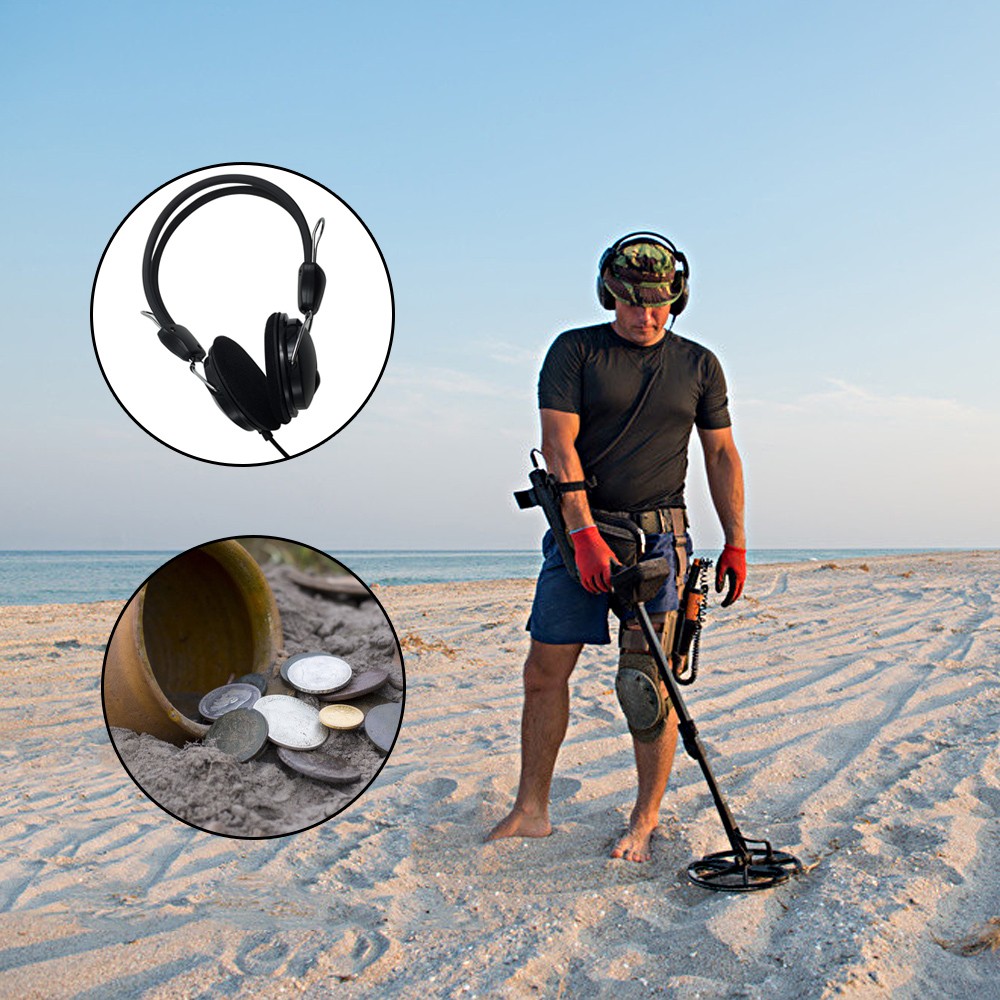3.5mm Wired Headphone For Metal Detector