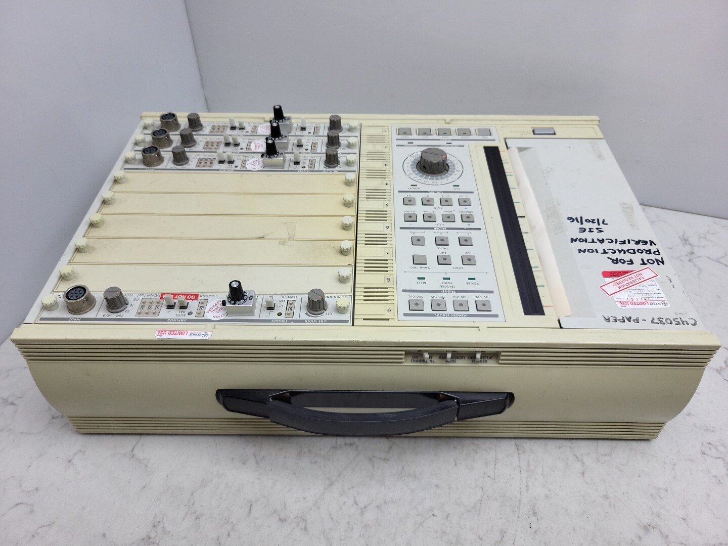 Soltec TA200-938 Portable AC Powered Thermal Array Recorder w/ Kyowa DB-120 Box