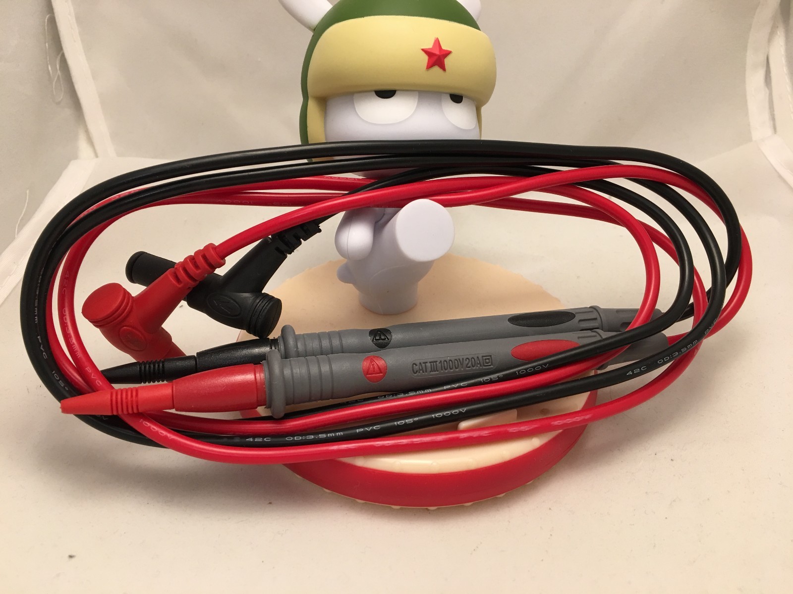 20A PREMIUM DMM TEST LEAD SET FOR DIGITAL MULTI METER PROBES 1000V SHARP NEEDLE