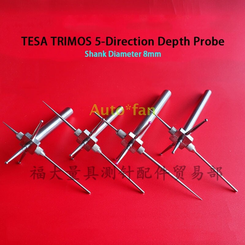 1Set New for TESA TRIMOS Height Indicator Probe 5-Direction 60 80 120mm