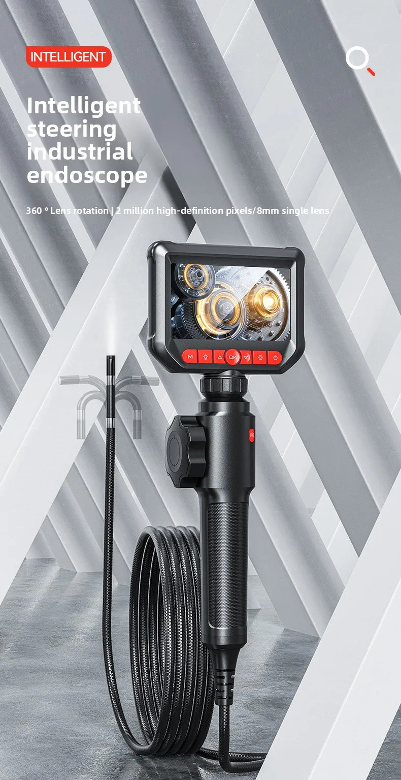 S20B 4.3 Inch Screen 360° Portable Borescope Camera for Auto Repair