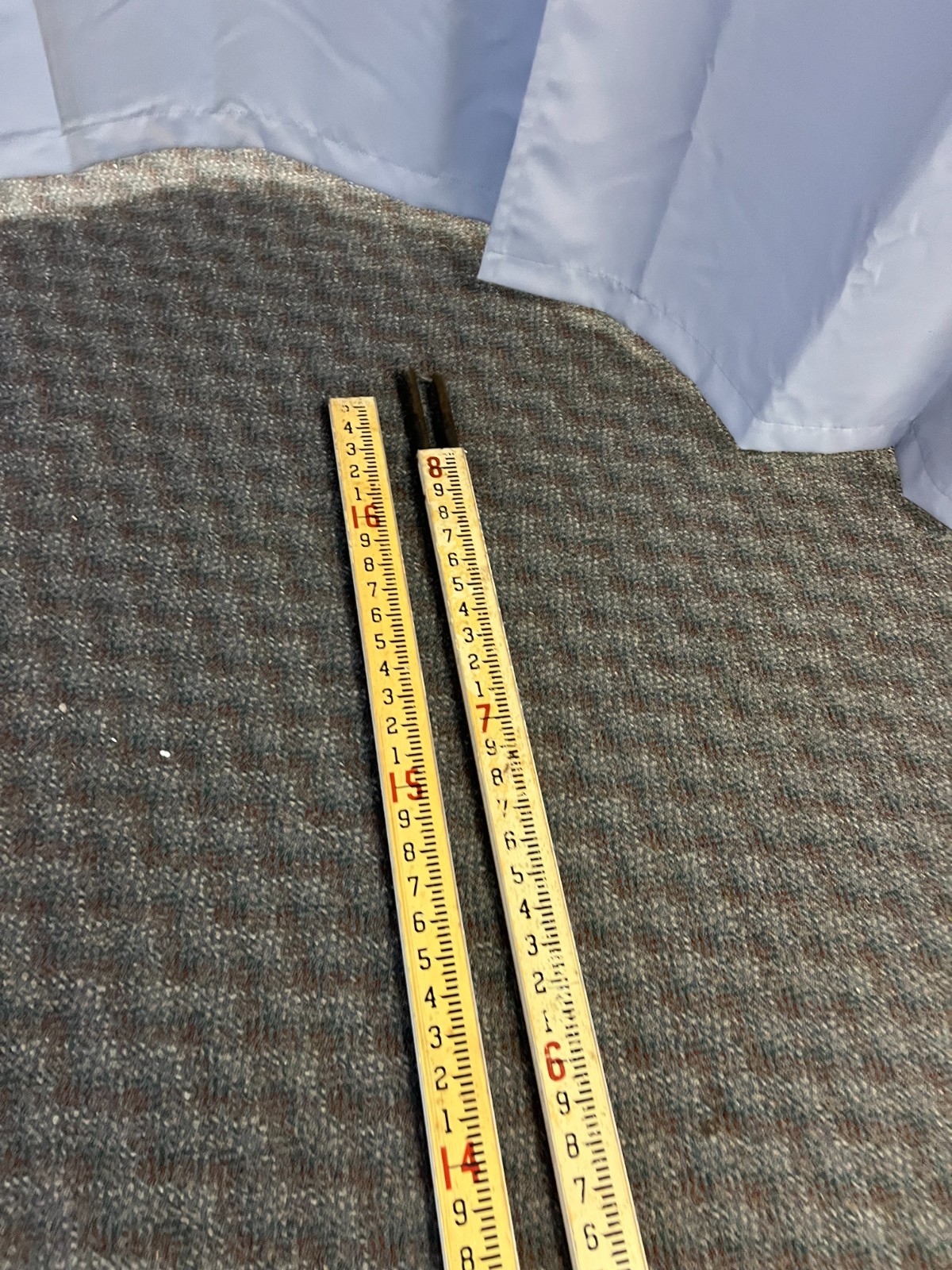 16 Ft ALUMINUM MEASURING STICK surveying rod rule surveyor vintage story pole