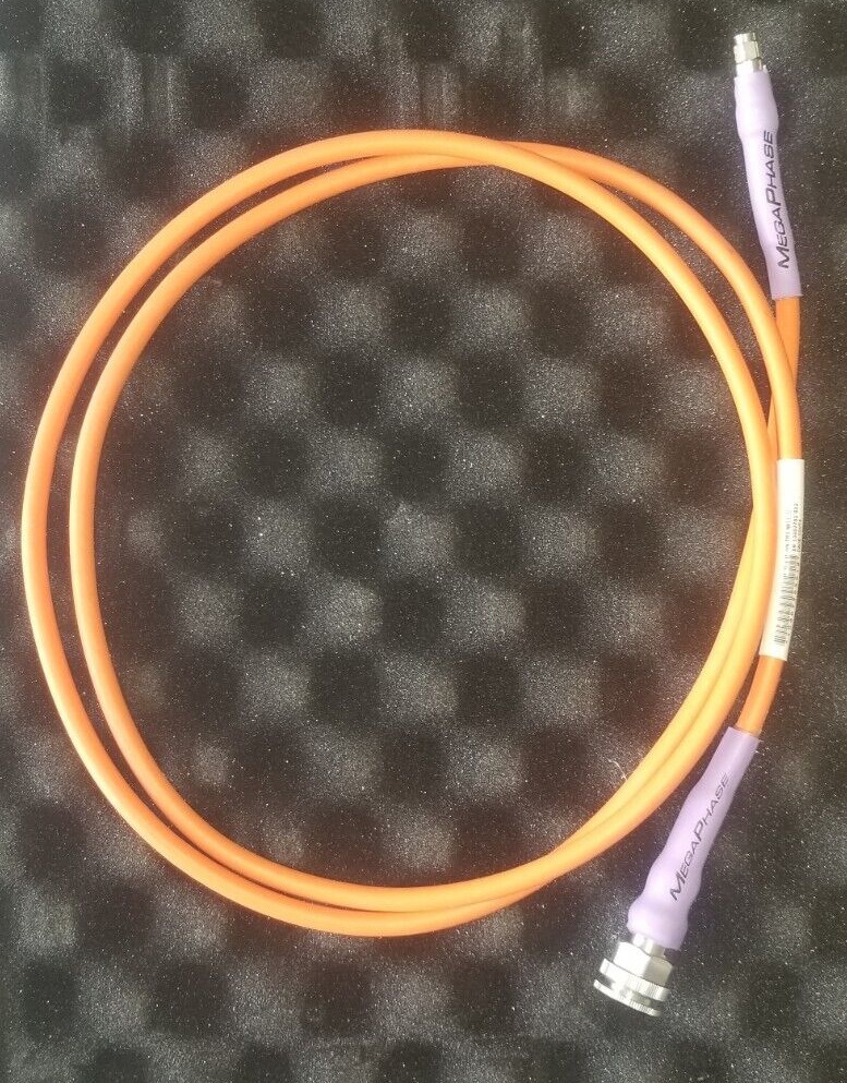 RF Test Cable 6 ft High power -3dB@16GHz US Made MegaPhase Low VWSR Phase Stable