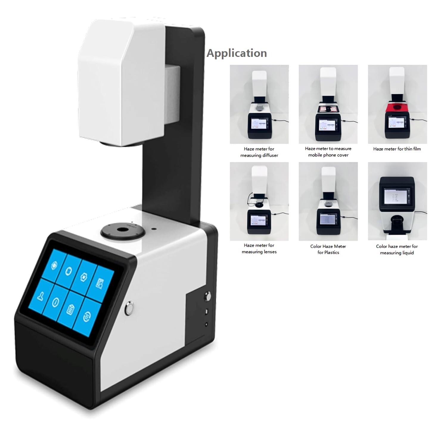 Digital Color Haze Meter Light Transmittance Haze Meter for Film Plastic Glass