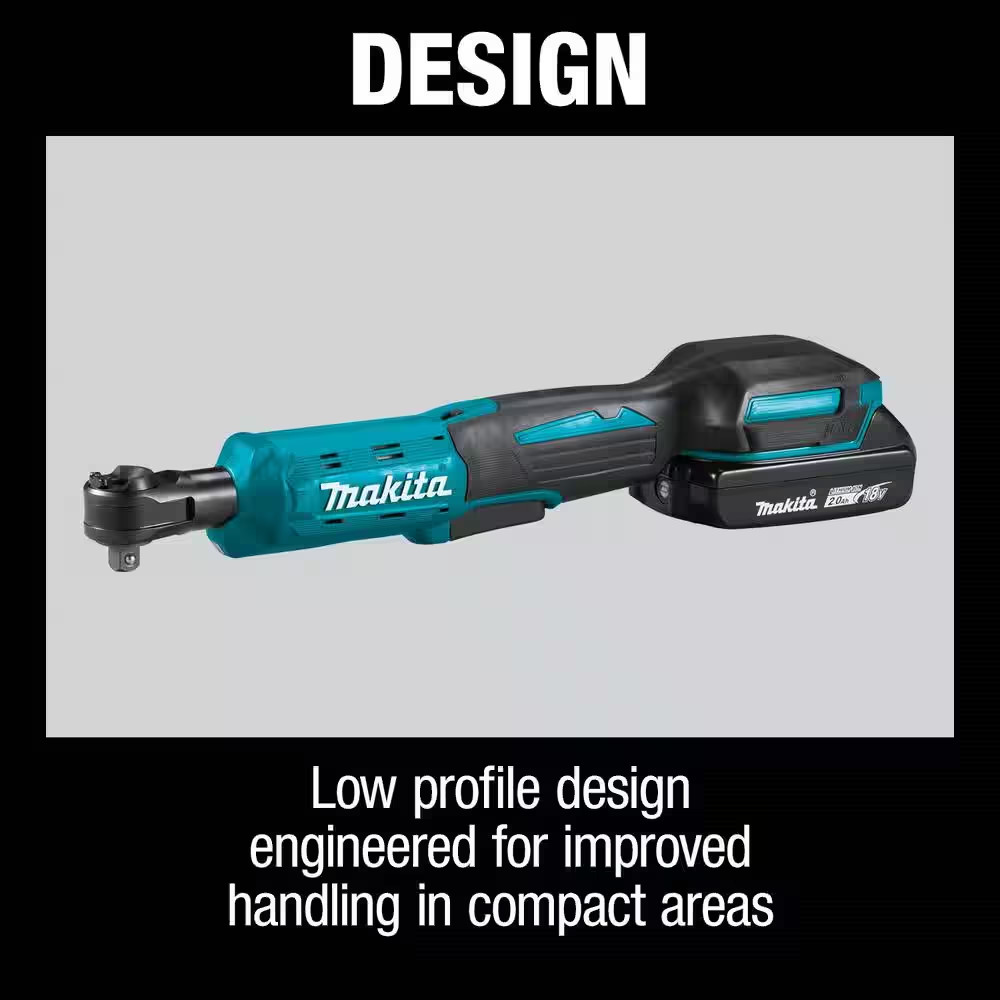 3/8 In./1/4 In. 18V LXT Lithium-Ion Cordless Square Drive Ratchet (Tool-Only)