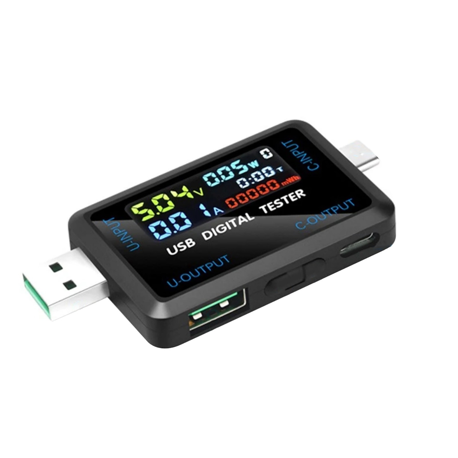 High Quality USB C Power Meter with LCD Display for Fast Charging Detection