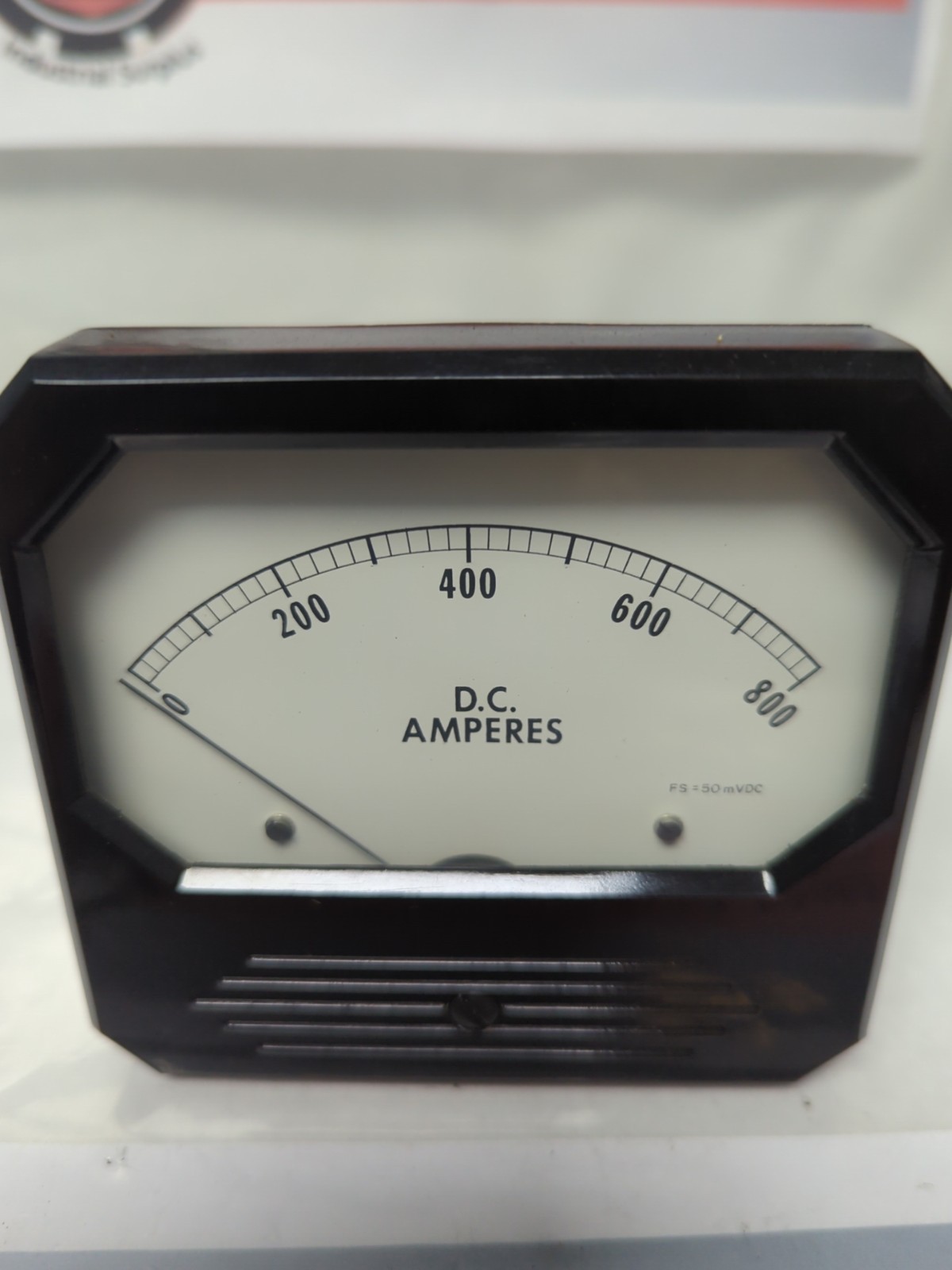 UNBRANDED,0-800,PANEL METER 0-8– D.C. AMPERES PRE-OWNED